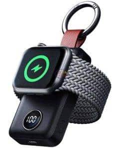 JOYROOM Portable Wireless Watch Charger JR-WQW01 2000mAh | Black Charger & Adapter 