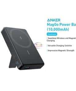 Anker MagGo 333 10000mAh Magsafe Power Bank Foldable Stand | Black Smart Watch