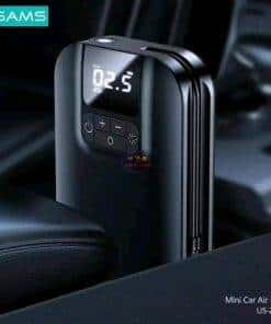 USAMS Air Inflatable Pump US-ZB215 Mini Digital Electric Compact 5000mAh Car/Bicycle Bike & Car 