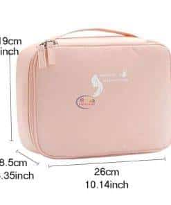 Cosmetic Bag Organizer | Pink mint green light gray navy blue Personal Care