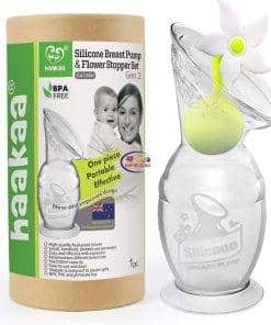 Haakaa Silicone Breast Pump with Suction Base and Flower Stopper Others 