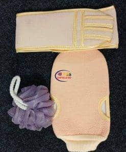 3pcs Set Bathing Gloves | Pink Others