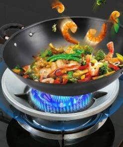 Kresal Energy Saving Gas Stove Cover 4 pice set | Silver Kitchen & Dining