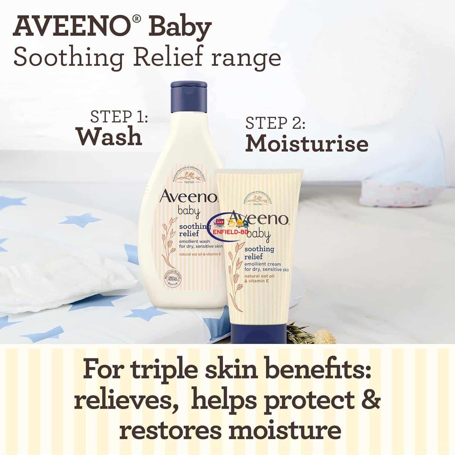 Aveeno Baby Soothing Relief Emollient Cream 150 ml Others