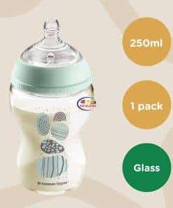 Tommee Tippee Closer to Nature Glass Baby Bottle | Green Others 