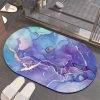 YLYAJY Absorbent Bath Mat Quick Drying Bathroom Carpet | Purple Home & Living