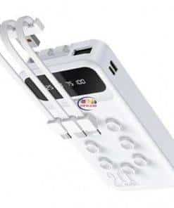 Remax Power bank RPP-297 Lefen Series 2.1A Cabled 20000 mAh suction Cups | White Power Banks