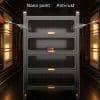 Kitchen Storage Cabinet | Black Kitchen & Dining