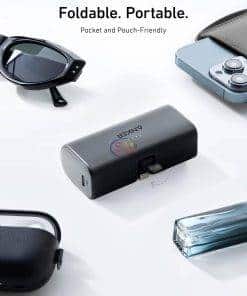 Anker Nano Portable Power Bank Charger for iPhone | Black Power Banks 