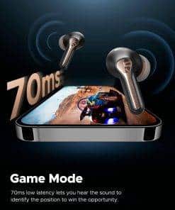 Soundpeats Capsule 3 Pro Plus Hybrid ANC LDAC Earbuds | Black Earphones / Headset