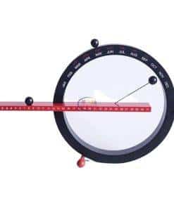 Creative Magnetic Ball Clock Perpetual Wall Calendar | Black Gadget