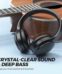 SoundPEATS A6 Hybrid ANC Headphones | Black Earphones / Headset