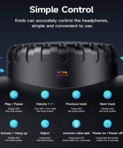 HOCO W35 Max Bluetooth 5.3 Wireless Headphone | Black Earphones / Headset