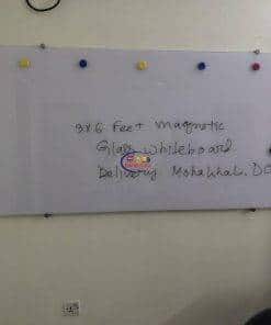 2 × 3 Feet Magnetic Glass Whiteboard Ultra White Frameless Dry-Erase with installation Magnetic Glass Whiteboard