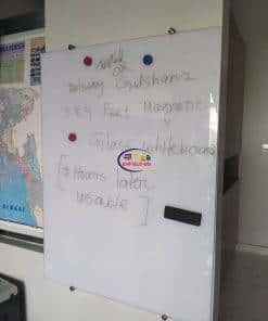 4 × 7 Feet Magnetic Glass Whiteboard Ultra White Frameless Dry-Erase with installation Magnetic Glass Whiteboard