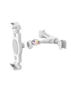WiWU iPad Car Holder Back Seat Travel Portable Tablet Mount | White Bike & Car