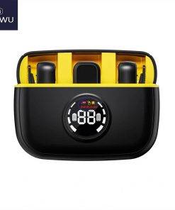 WIWU Wi-WM003 Duo Wireless Mini Microphone | Black Gadget 