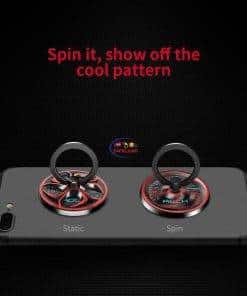 ROCK Spinner Ring Holder 360 Degree | Red Silver Others