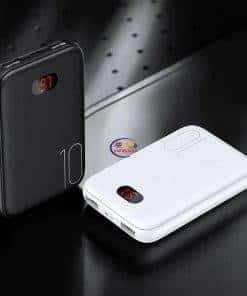 USAMS PB9 Power Bank 10000mAh Dual USB Mini | Black Power Banks