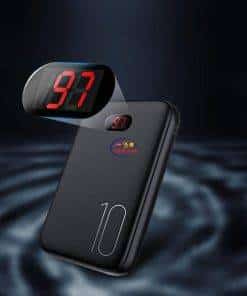 USAMS PB9 Power Bank 10000mAh Dual USB Mini | Black Power Banks