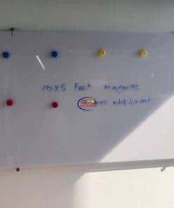 5.5 × 8.5 Feet Magnetic Glass Whiteboard Ultra White Frameless Dry-Erase with installation Magnetic Glass Whiteboard 