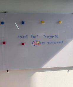 6 × 11 Feet Magnetic Glass Whiteboard Ultra White Frameless Dry-Erase with installation Magnetic Glass Whiteboard 
