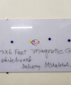 6 × 12 Feet Magnetic Glass Whiteboard Ultra White Frameless Dry-Erase with installation Magnetic Glass Whiteboard