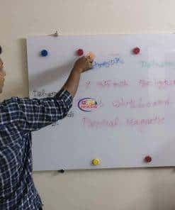 5.5 × 2 Feet Magnetic Glass Whiteboard Ultra White Frameless Dry-Erase with installation Magnetic Glass Whiteboard 