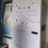 5.5 × 2.5 Feet Magnetic Glass Whiteboard Ultra White Frameless Dry-Erase with installation Magnetic Glass Whiteboard