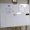 5.5 × 3.5 Feet Magnetic Glass Whiteboard Ultra White Frameless Dry-Erase with installation Magnetic Glass Whiteboard