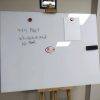 5.5 × 5 Feet Magnetic Glass Whiteboard Ultra White Frameless Dry-Erase with installation Magnetic Glass Whiteboard