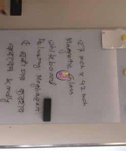 5.5 × 9 Feet Magnetic Glass Whiteboard Ultra White Frameless Dry-Erase with installation Magnetic Glass Whiteboard 