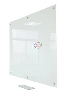 6 × 5 Feet Magnetic Glass Whiteboard Ultra White Frameless Dry-Erase with installation Magnetic Glass Whiteboard