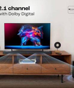 JBL Bar 2.1 Deep Bass MK2 2.1 Channel Soundbar Wireless Subwoofer | Black Sound Bar 