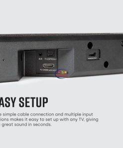 Polk Audio Signa S4 Sound Bar Wireless Subwoofer – 3D Dolby | Black Sound Bar