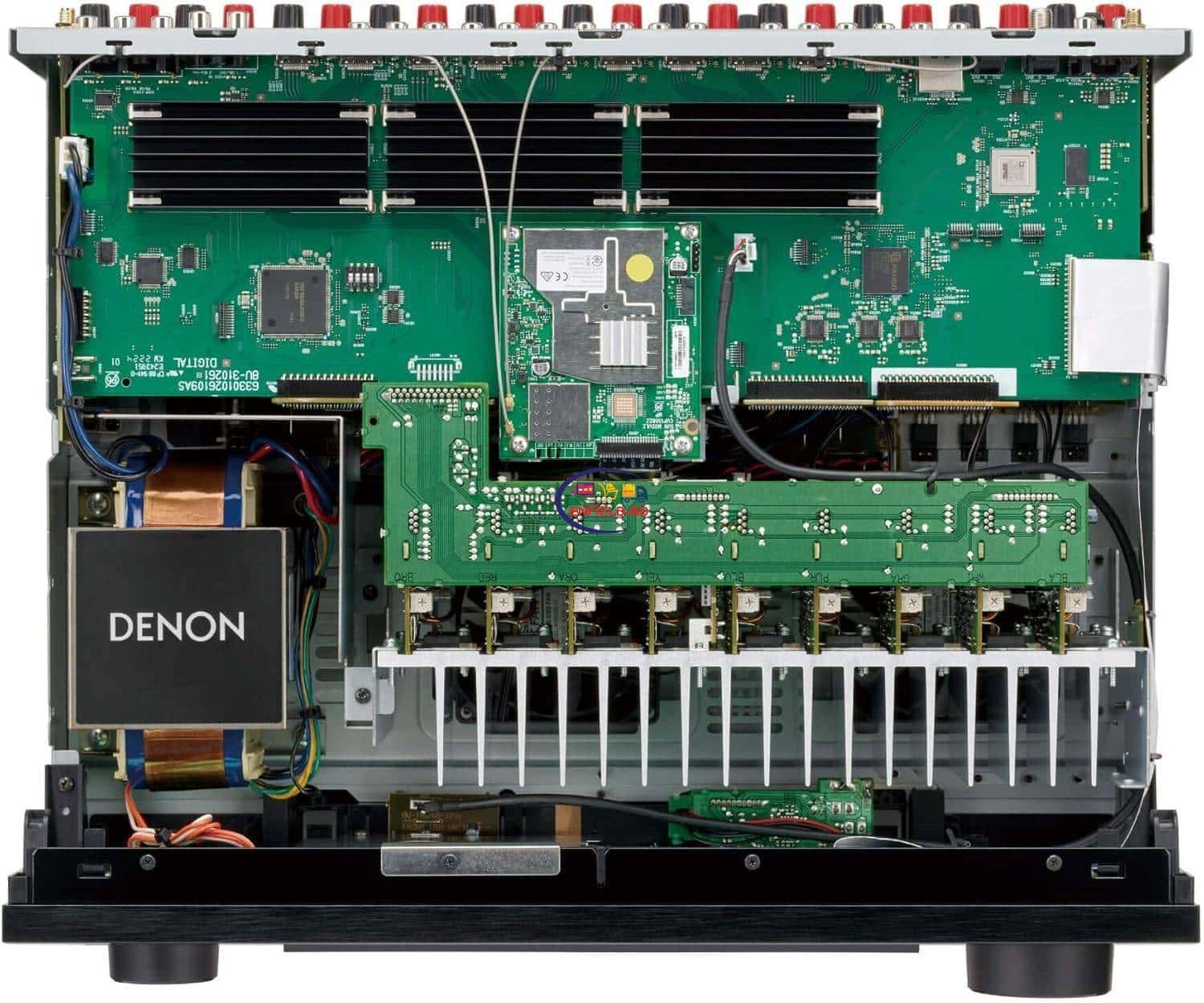 Denon AVR-X4800H 9.4-Ch Receiver – 8K UHD Home Theater AVR 125W X 9 Wi-Fi & HEOS | Black Gadget