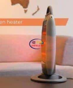 Geepas Halogen Heater GHH9112 | Oscillating | High Performance 3 Heating Power | Wide Angle Heat Reflection| Light-Weight Home & Living 