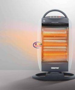 Geepas Halogen Heater GHH9112 | Oscillating | High Performance 3 Heating Power | Wide Angle Heat Reflection| Light-Weight Home & Living 
