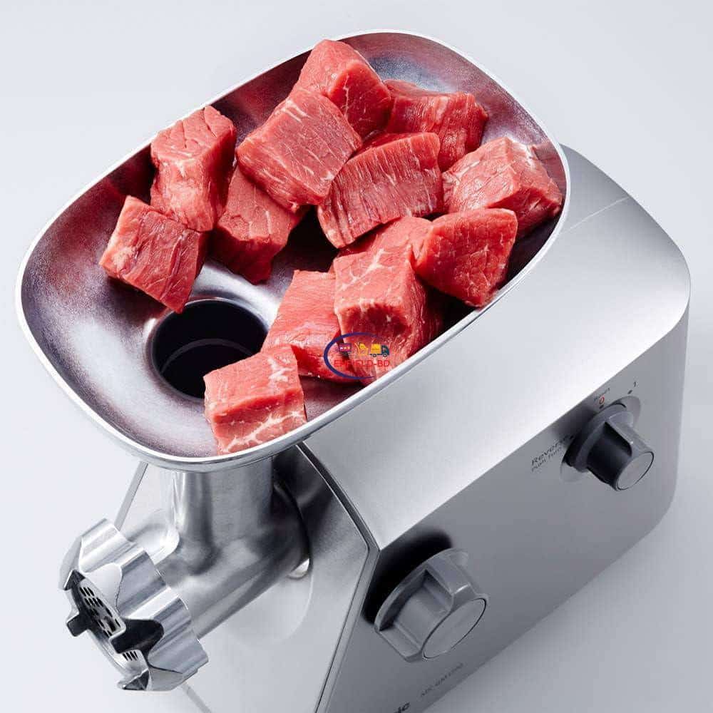Panasonic Meat Mincer/Grinder/SaUSage/Kibbeh Maker 1700W Mk-Gm1700 | Silver Kitchen & Dining