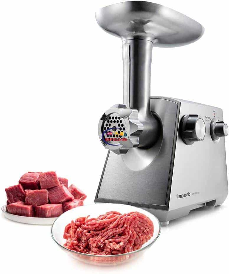 Panasonic Meat Mincer/Grinder/SaUSage/Kibbeh Maker 1700W Mk-Gm1700 | Silver Kitchen & Dining