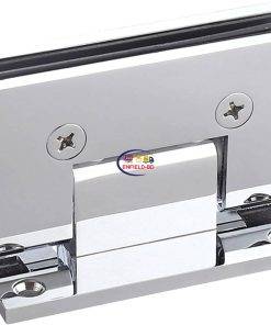 90° Brass Glass Door Hinge – Heavy Duty Chrome Shower Hinge Tools & Home Improvement 