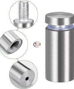 Picture-frame Whiteboard Glass Knob 16mm x 40mm Standoff Mount Screw Bolt Stainless Steel 4 Pcs I China Tools & Home Improvement 