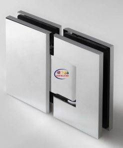 Shower Hinge ES2 PC | Glass To Glass | 180 Degree | Polished Chrome Tools & Home Improvement 