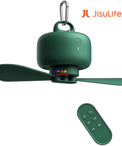eNField-BD.COM JISULIFE FA16 Ceiling Fan Portable 8000mAh USB Rechargeable Remote | Control Green Home & Living  