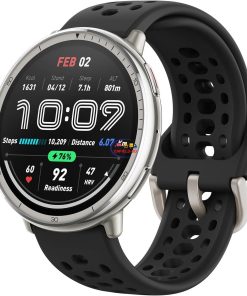 eNField-BD.COM Amazfit Active 2R BT Calling Smart Watch 44mm | Black Silicone Smart Watch  