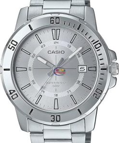 eNField-BD.COM Casio MTP-VD01D-7CV Men’s Watch Enticer Stainless Steel | Silver Smart Watch  