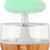 eNField-BD.COM Rain Cloud Night Light Humidifier with Raining Water Drop Sound Oil Diffuser for Bedroom | Wood Grain Home & Living