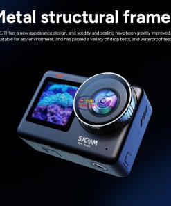 eNField-BD.COM SJCAM SJ11 Active Action Camera 4K Dual Touch screen | Black Camera & Photo