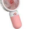 eNField-BD.COM Cute Fruit Mini Hand Fan With Phone Holder | Strawberry Others