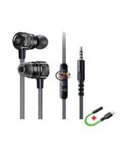 eNField-BD.COM Plextone G20 Mark IV Gaming Earphone With Dual Input | Black Earphones / Headset